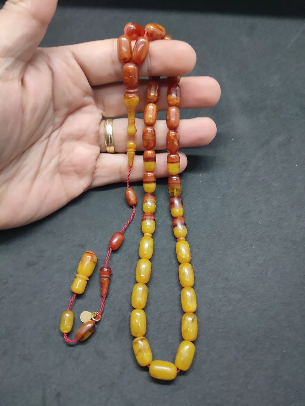 Ayhan Turan Usta Eseri̇ Ful Hare Ful Damar Eski̇ 0.6 Mm Deli̇m Sıkma Kehri̇bar küçük resim 4