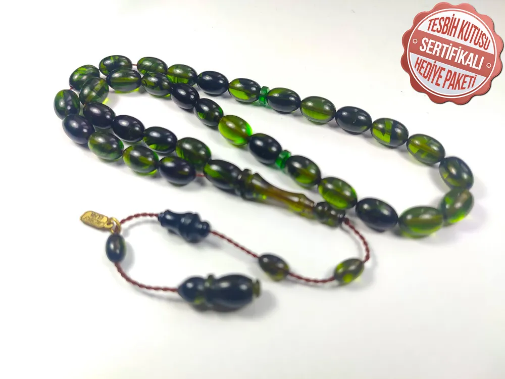 Mesut Elma Usta İşi̇ İmzalı Mühürlü Sıkma Kehri̇bar küçük resim 2