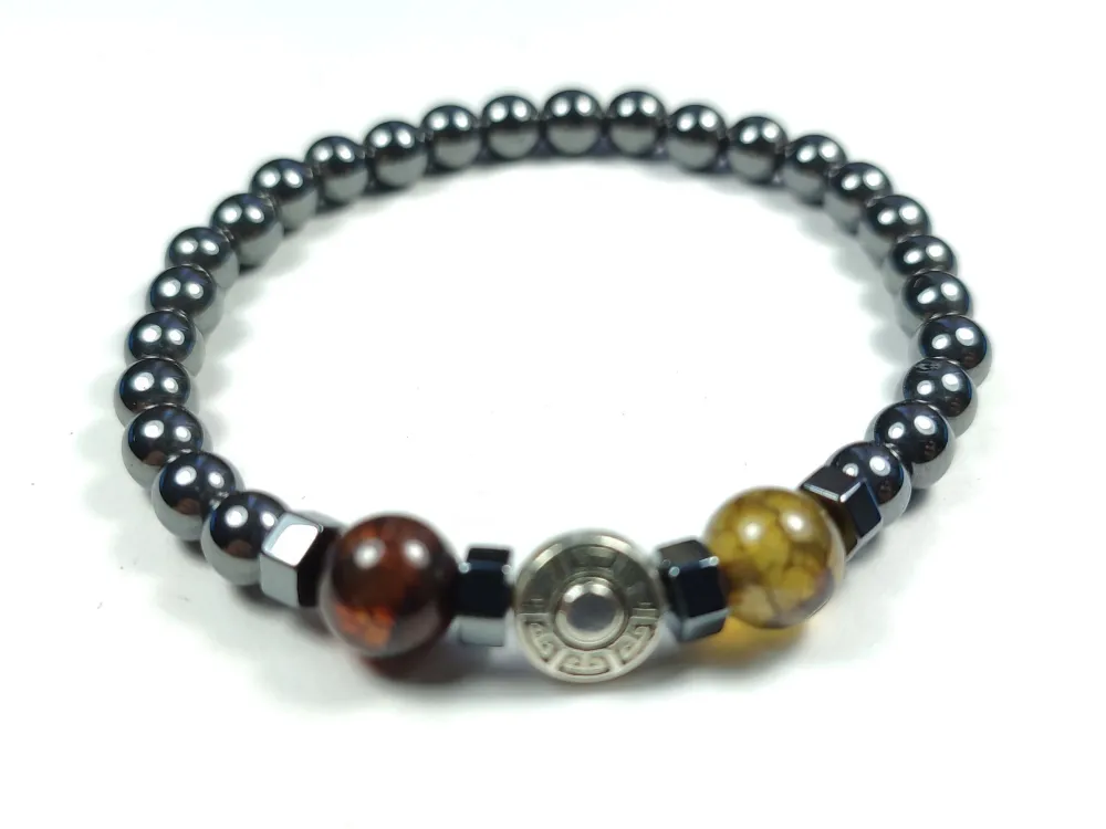 Hemati̇t Ve Doğal Taş Kombi̇nli̇ Bi̇lekli̇k küçük resim 2