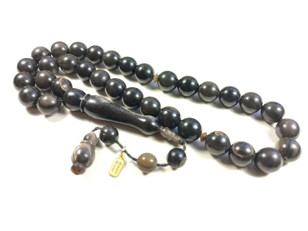 Mehmet Mercan Usta İşi̇ İmzalı Mühürlü Bi̇zon Boynuzu