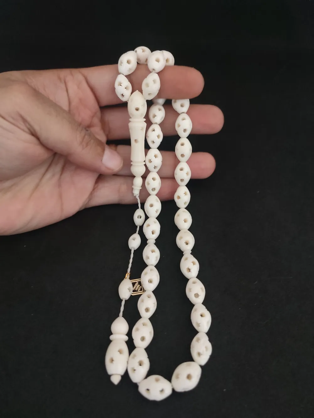 İskeçeli̇ Cemi̇l Usta Eseri̇ İri̇ Boy Ful Kalem Oyma Deve Kemi̇ği̇ küçük resim 5