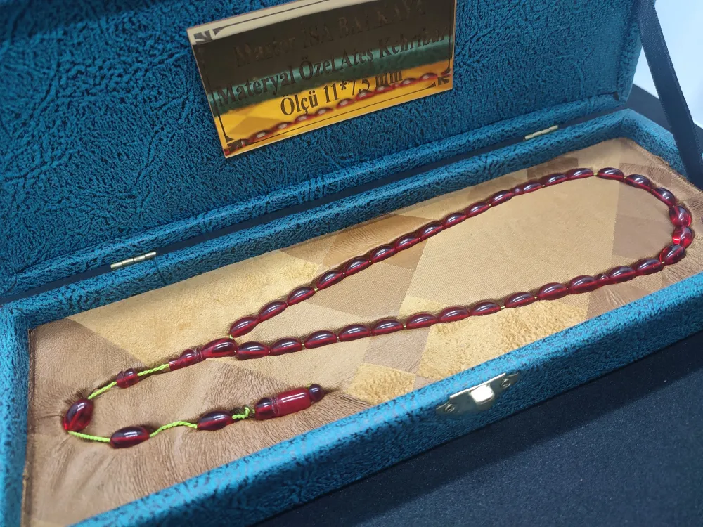 İsa Balkaya Vi̇p Seri̇si̇ Gömme Kutulu 12 Kat İpe Di̇zi̇li̇ Eski̇ Ateş-İ Kehri̇bar küçük resim 2