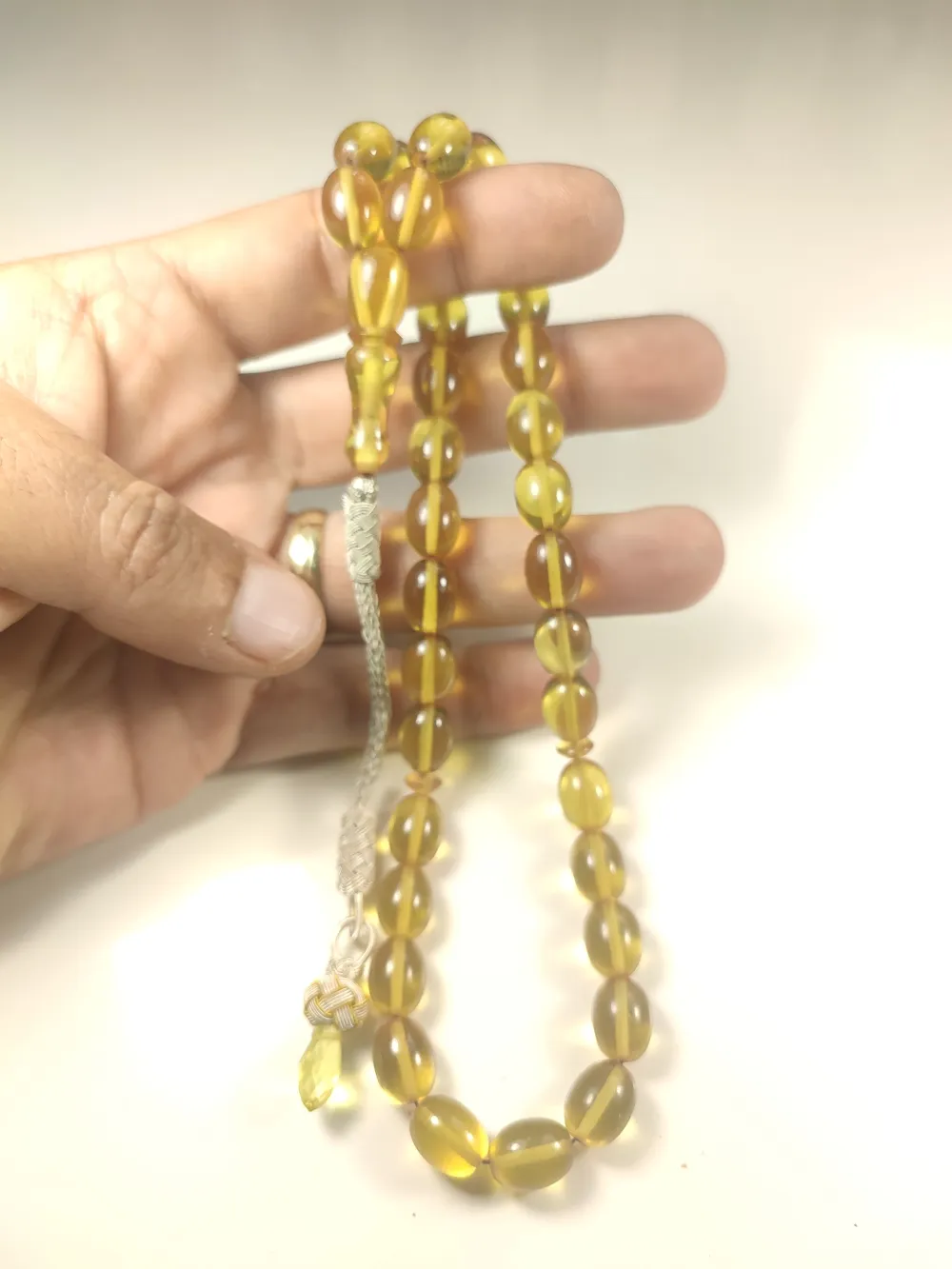 Darabacı Abdullah Usta Eseri̇ Trabzon Kazazi̇ye Püsküllü3 Kat Ci̇lalı Ateş Kehri̇bar küçük resim 5