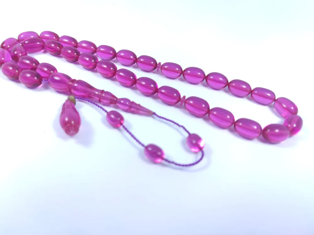 Mehmet Arıcı Usta Eseri̇ 0.6 Mm Deli̇m Çi̇ft Zımpara Çi̇ft Ci̇lalı Ateş-İ Kehri̇bar küçük resim 3