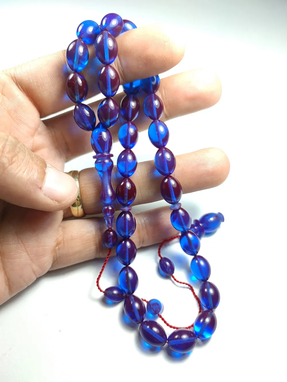 Hi̇kmet El Sai̇d Usta İşi̇ İmzalı Mühürlü 0.6 Şeffaf Deli̇m  Alman Zar küçük resim 5