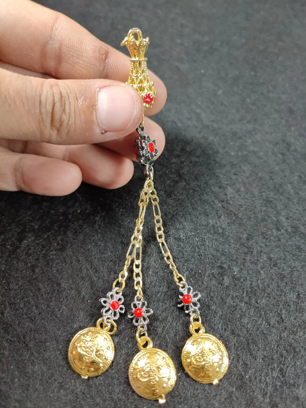 Alman Gümüş Tesbi̇h Püskülü küçük resim 3