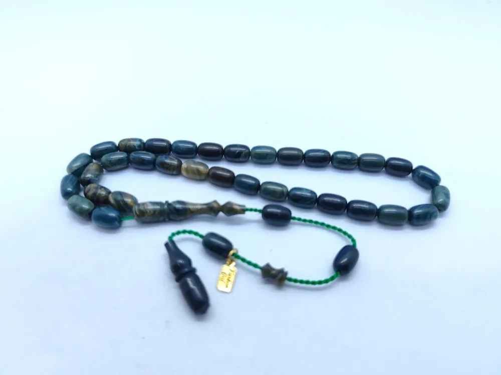 Furkan Gül Usta Eseri̇ 0.6 Şeffaf Deli̇m Çi̇ft Kat Ci̇lalı Sıkma Kehri̇bar küçük resim 4