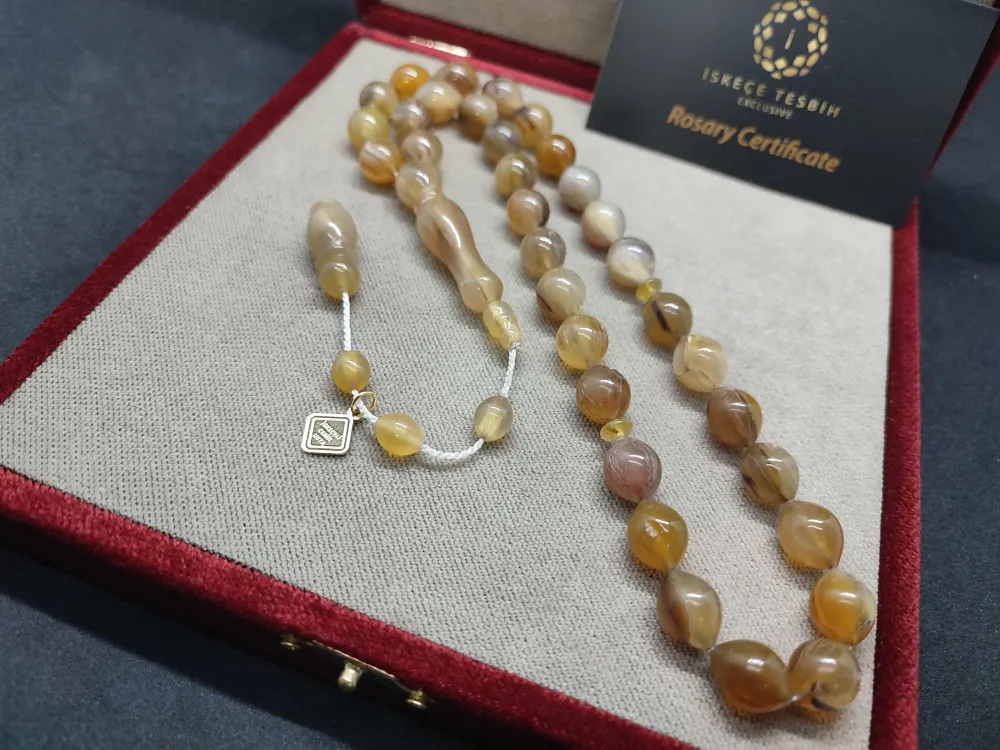 İskeçeli̇ Cemi̇l Usta Eseri̇ 30.15 Gr. İri̇ Boy Kum Ceylanı Boynuzu