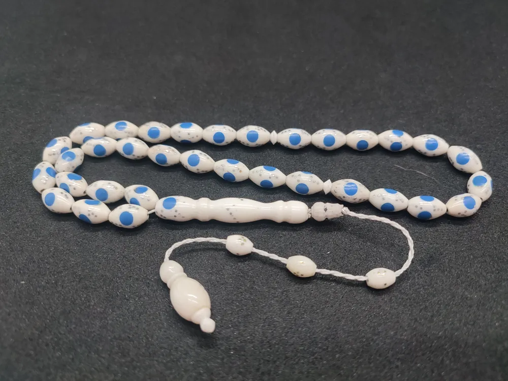 Şevket Alkan Usta Eseri̇ Mi̇neli̇ Çakımlı Naturel Deve Kemi̇ği̇ küçük resim 2