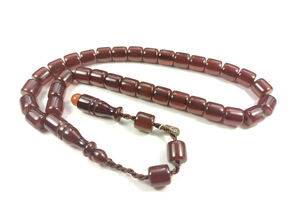 Muhammed Dabbas Usta İşi̇ İmzalı Sıkma Kehri̇bar küçük resim 3