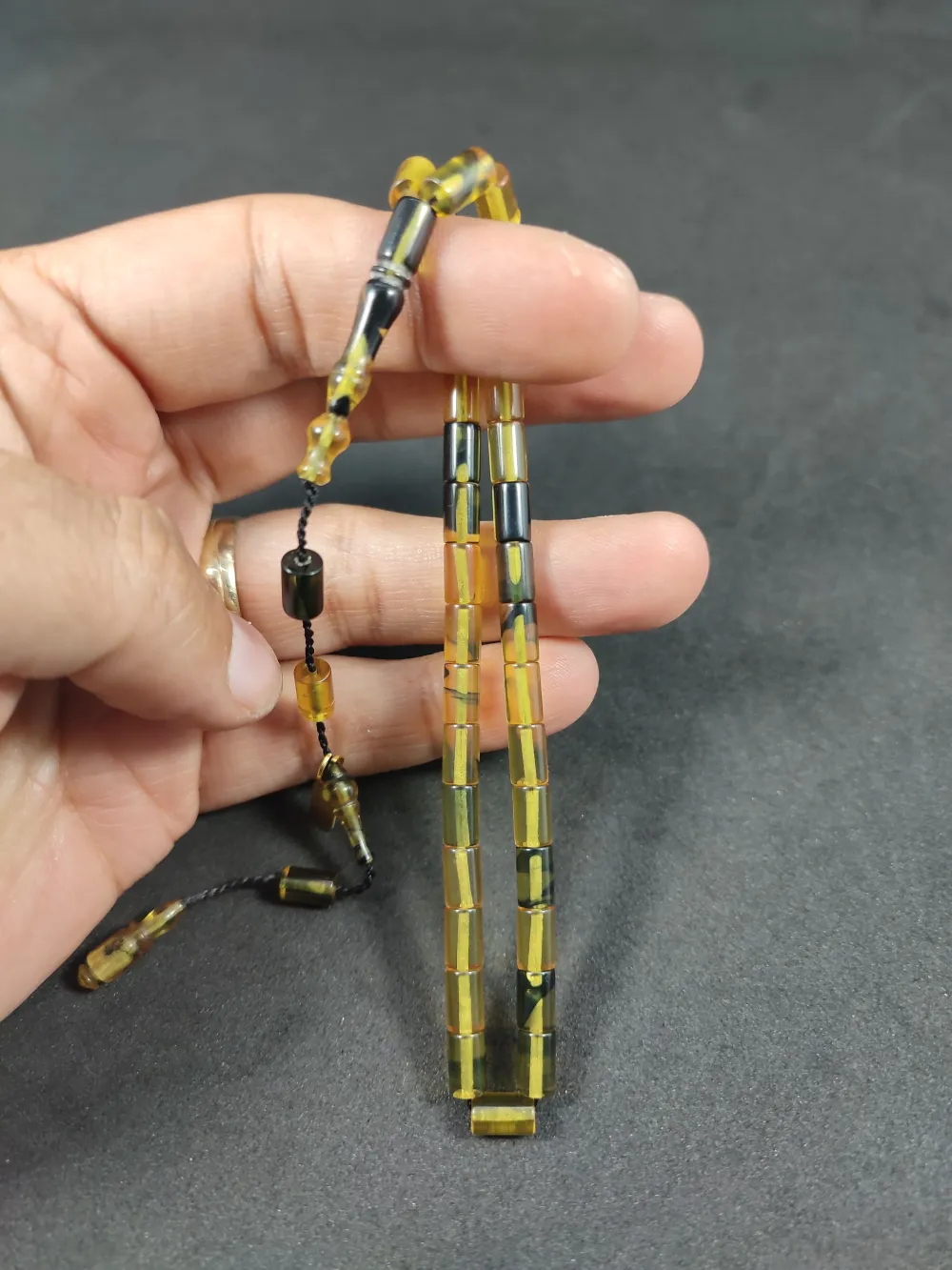 Mehmet Mercan Usta Eseri̇ Bi̇lek Boy Ok Gi̇bi̇ Kesme Sıkma Kehri̇bar küçük resim 4