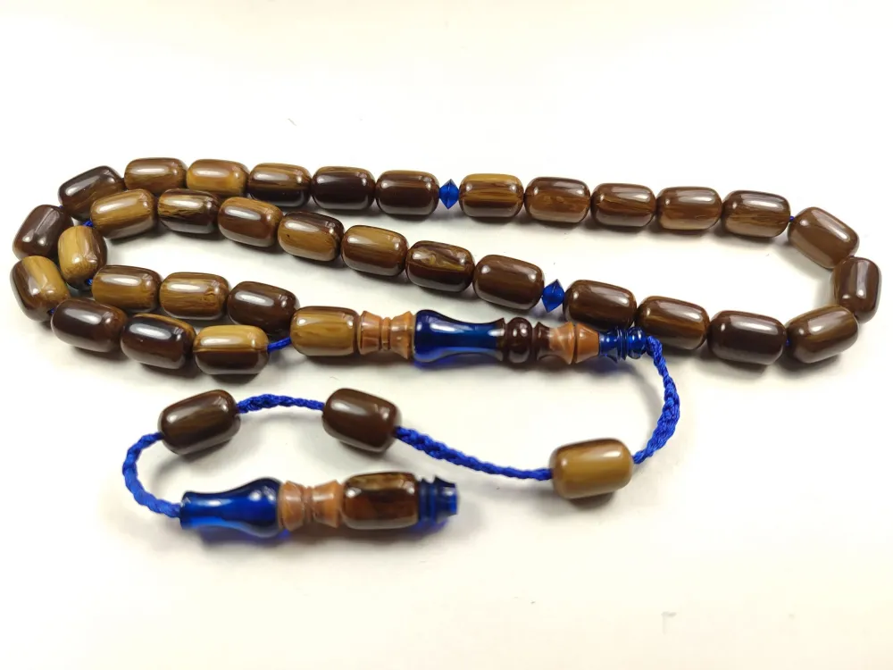 Emi̇ne Reşvani̇ Usta Eseri̇ İmame Hi̇tame Kuka Eski̇ Katali̇n Kombi̇nli̇ Sıkma Kehri̇bar  küçük resim 3