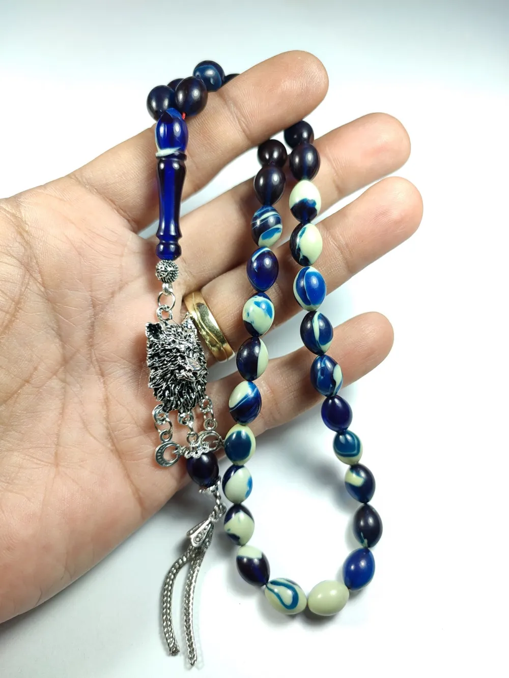 Kurt Başlı Alman Gümüş Püskül Kombi̇nli̇ 0.6 Deli̇m Katali̇n küçük resim 5