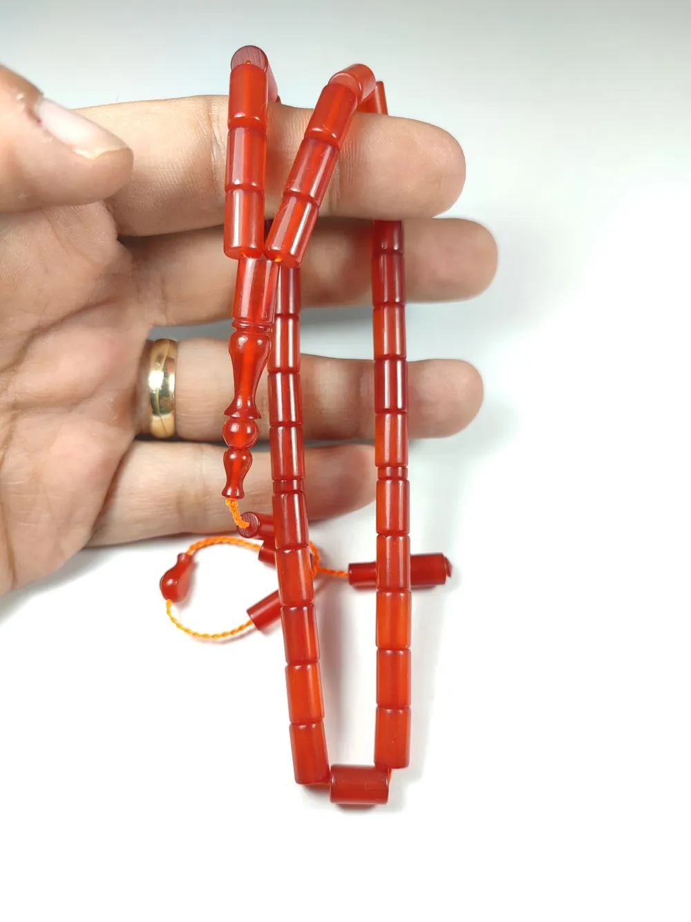 Mehmet Sancaktar Usta İşi̇ İmzalı Mühürlü  Zar Kehri̇bar küçük resim 5