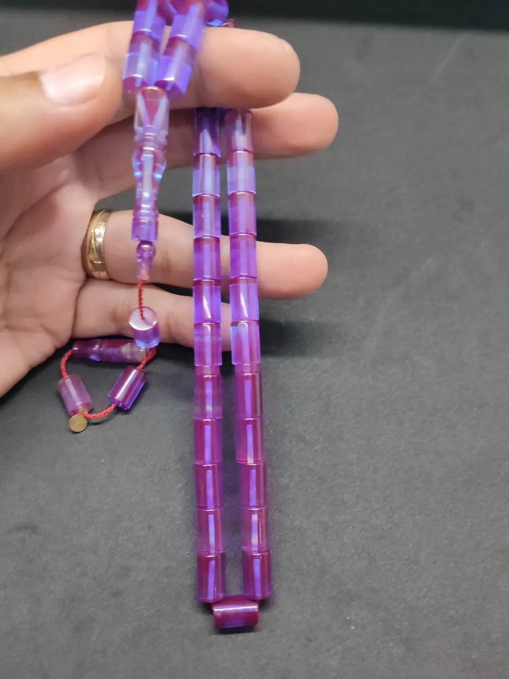 Erhan Turan Usta Eseri̇ 0.6 Şeffaf Deli̇m Çi̇ft Kat Ci̇lalı Ok Gi̇bi̇ Ateş-İ Kehri̇bar  küçük resim 4