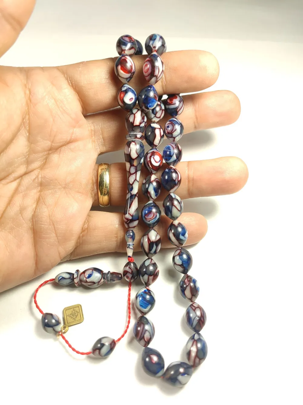 Hakan Kaya Usta İşi̇ İmzalı Mühürlü İri̇ Boy Fransız  Galali̇t küçük resim 5