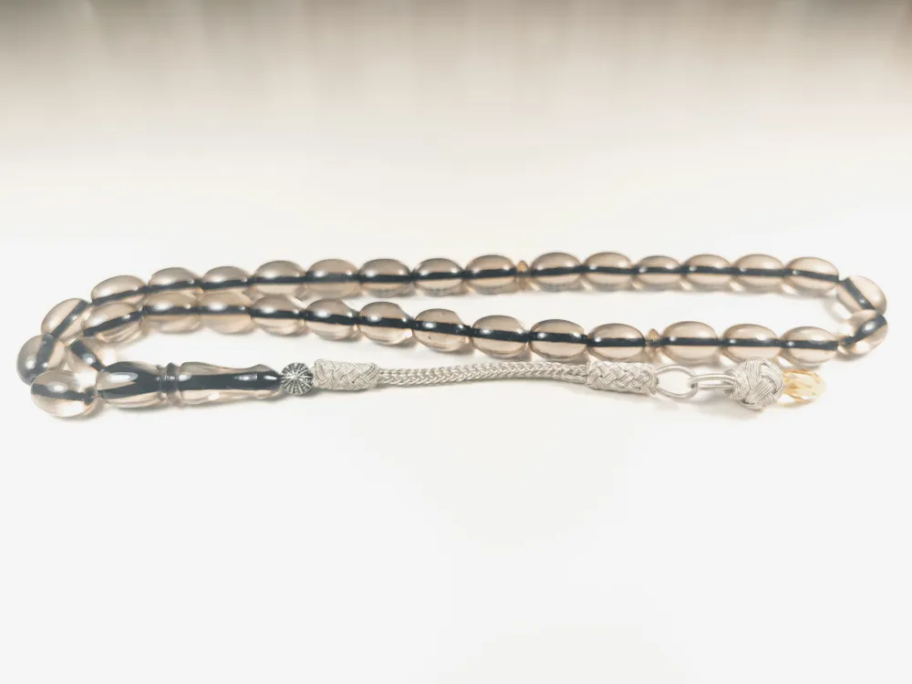 Darabacı Abdullah Usta Eseri̇ Trabzon Kazazi̇ye Püsküllü3 Kat Ci̇lalı Ateş Kehri̇bar küçük resim 2