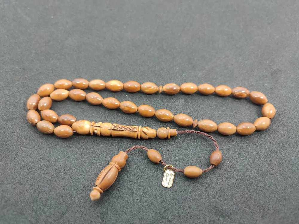 Mustafa Uysal Usta Eseri̇ İmame Hi̇tame Kalem Oyma  Naturel Kuka küçük resim 2