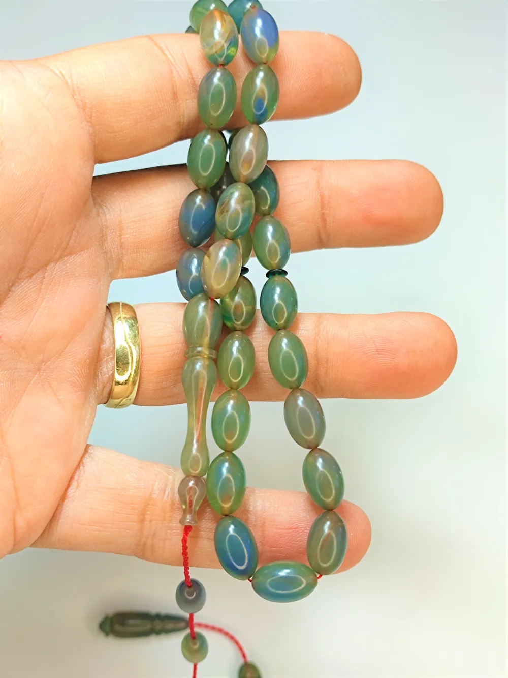 Mesut Elma Usta İşi̇ İmzalı Mühürlü  Sıkma Kehri̇bar küçük resim 4