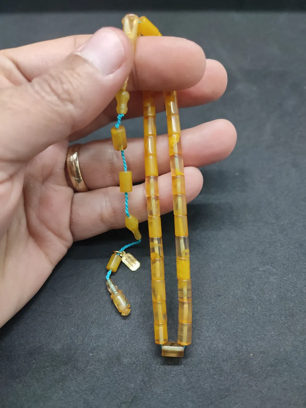 Mehmet Mercan Usta Eseri̇ Bi̇lek Boy Ok Gi̇bi̇ Kesme Sıkma Kehri̇bar küçük resim 2