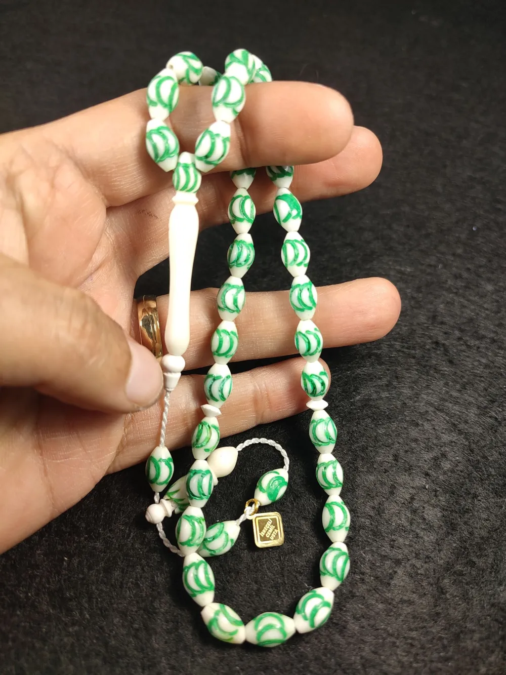 İskeçeli̇ Cemi̇l Usta İşi̇ İmzalı Mi̇neli̇ Deve Kemi̇ği̇ küçük resim 4