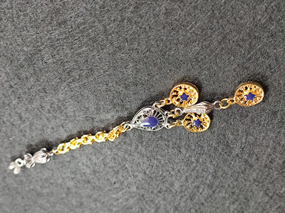 Usta İşçi̇li̇kli̇ Gümüş Kaplama Tesbi̇h Püskülü küçük resim 2