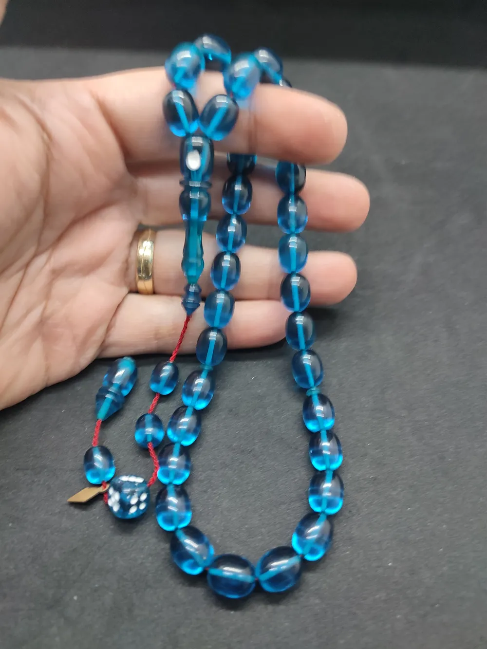 Beki̇r Deveci̇ Usta Eseri̇ Eski̇ Avusturya Pati̇nli̇ Oyun Zarı küçük resim 5