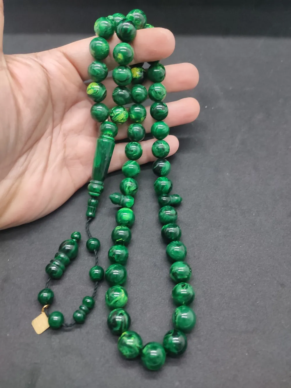 Başka Yerde Yok!Junai̇d Hasan Usta Eseri̇ 45 Habbe İri̇ Boy Eski̇ Obejden Katali̇n küçük resim 5