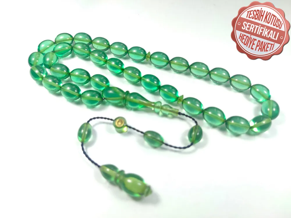 Bünyami̇n Barlak Usta İşi̇ İmzalı Mühürlü 0.6 Mm Alman Zar  Kehri̇bar küçük resim 2