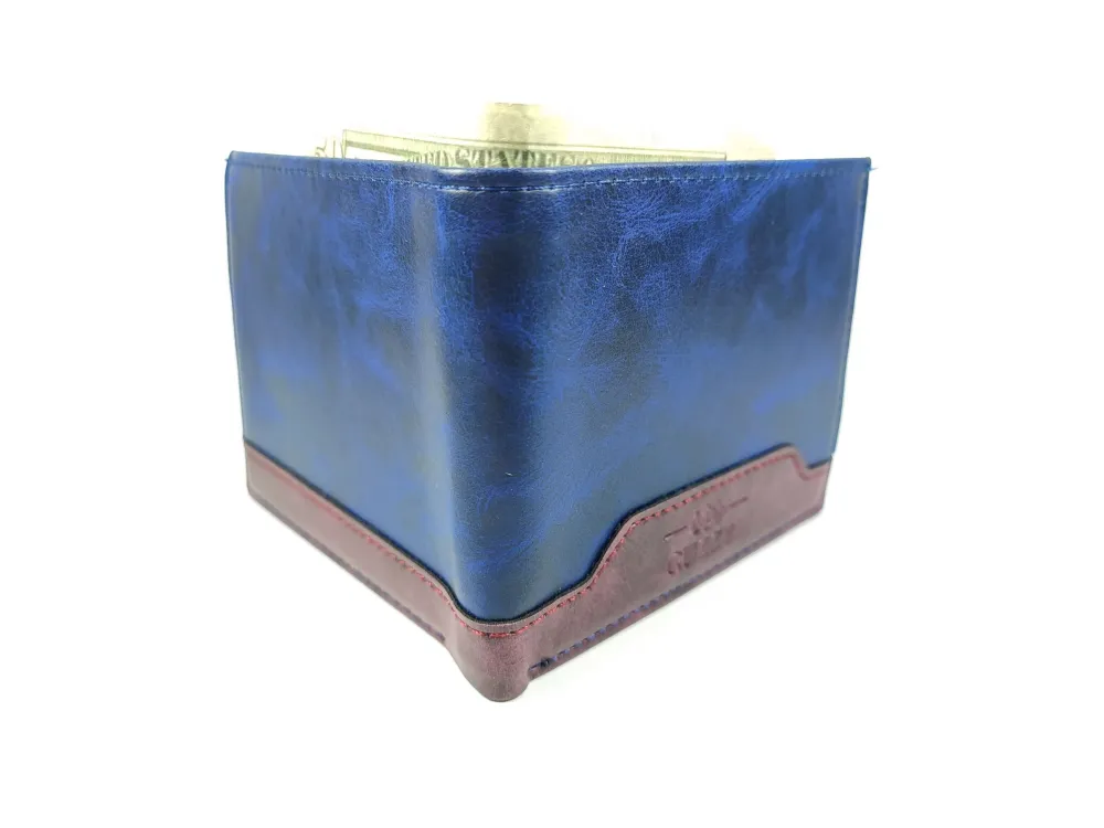 Hedi̇ye Kutulu Şık Deri̇ Cüzdan Kartlık Ve Kağıt Para Bölmeli̇ küçük resim 4