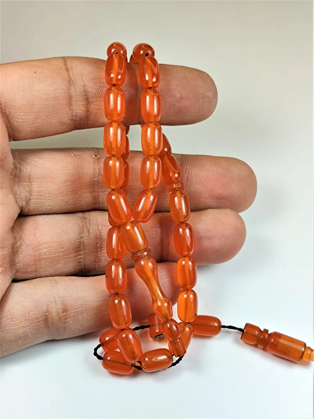 Mehmet Sancaktar Usta İşi̇ İmzalı Mühürlü Zar Kehri̇bar küçük resim 5