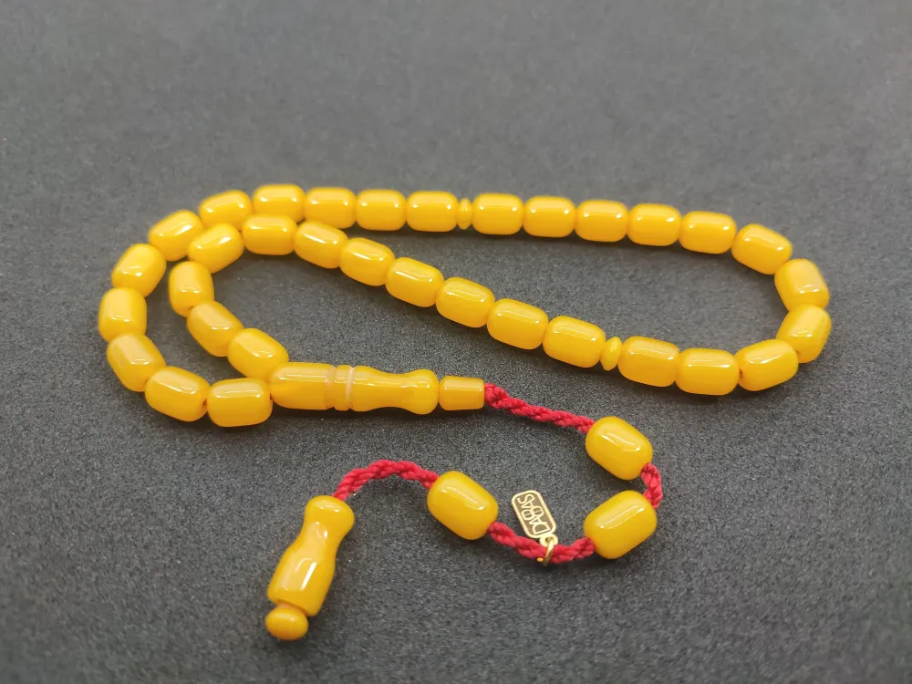 Muhammed Dabbas Usta İşi̇ İmzalı Sıkma Kehri̇bar küçük resim 2