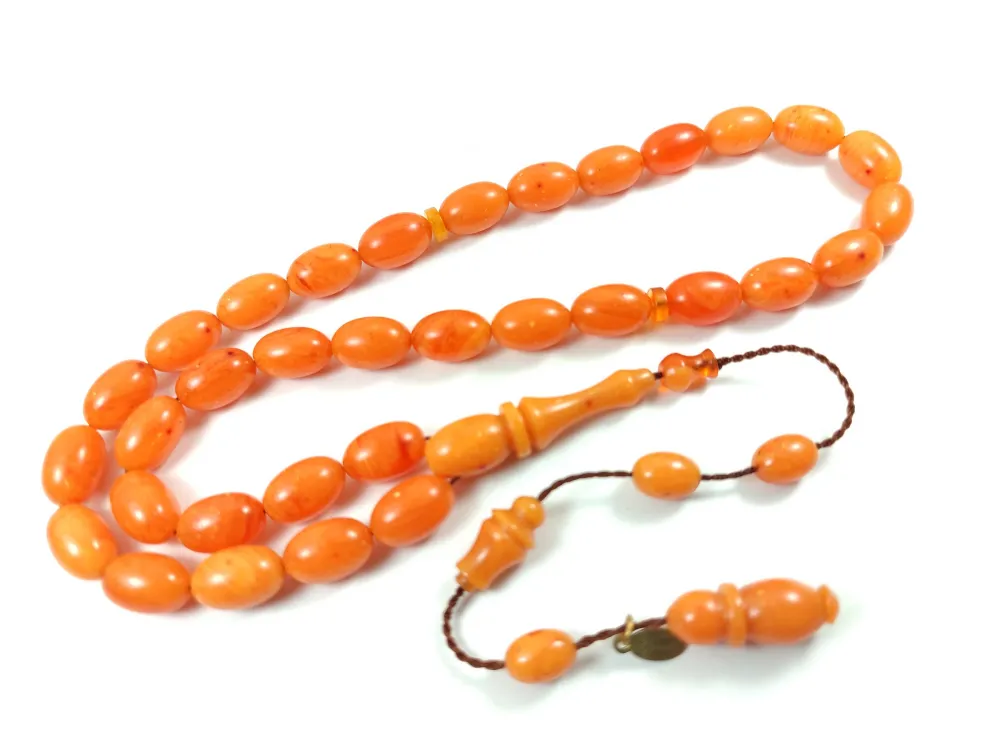 Ayhan Turan Usta İşi̇ İmzalı Mühürlü Sıkma Kehri̇bar küçük resim 3