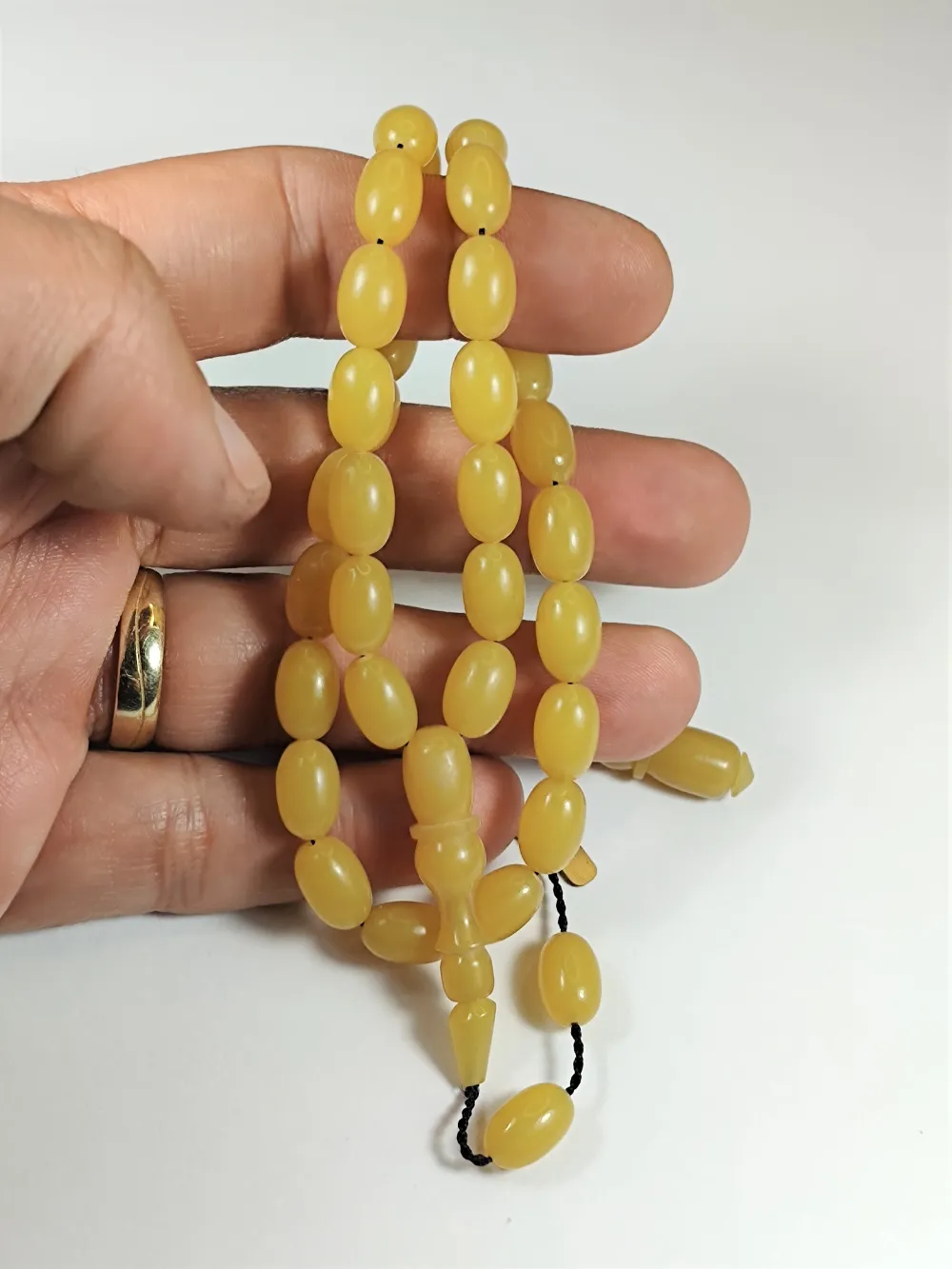 Ayhan Turan Usta İşi̇ İmzalı Mühürlü Sıkma Kehri̇bar küçük resim 5