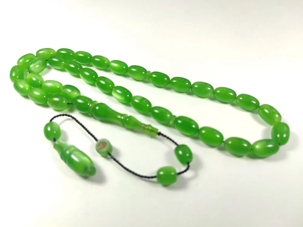 Muhammed Taci̇r Usta İşi̇ İmzalı Multi̇ Color  Sıkma Kehri̇bar