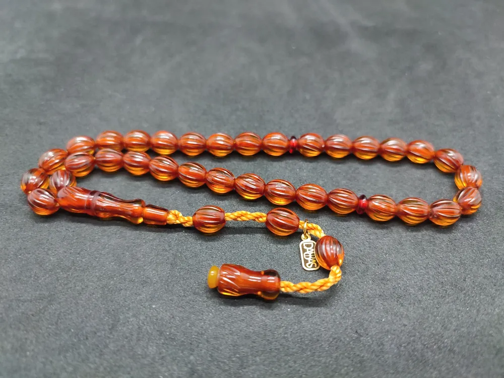 Dabbas Usta Eseri̇ El Boy Ful Kalem Oyma Ateş-İ Kehri̇bar küçük resim 2