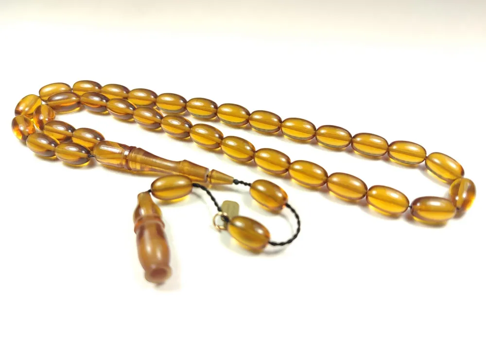 Mehmet Mercan Usta Eseri̇ İmzalı Aykırı Renk Sıkma Kehri̇bar küçük resim 3