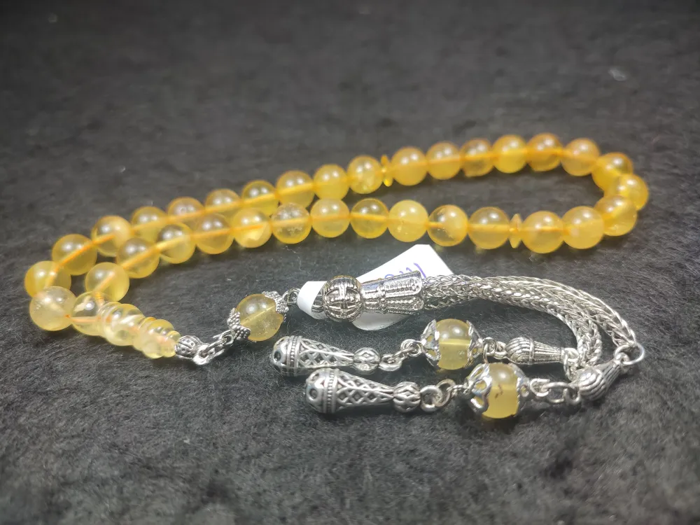 11.68 Gr. Orji̇nal Rus Kaya Damla Kehri̇bar küçük resim 3