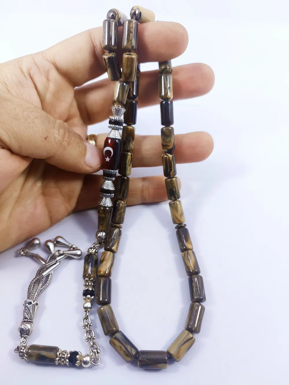 Şevket Alkan Usta Eseri̇ Gümüş Nakkaşlı Fransız Galali̇t küçük resim 4