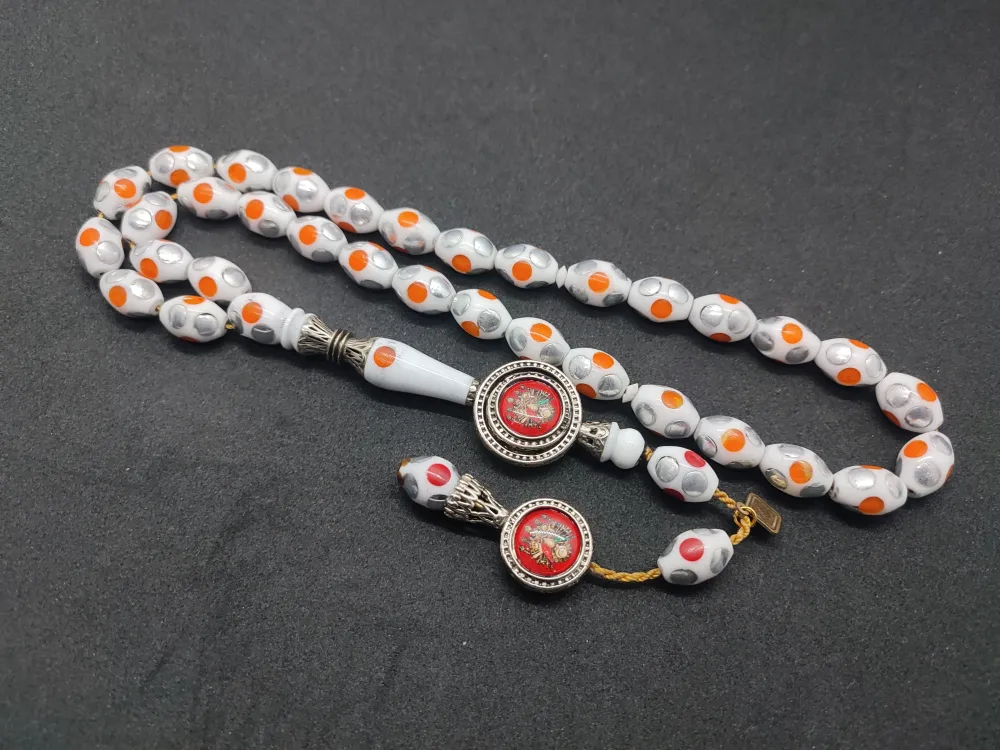 İskeçeli̇ Cemi̇l Usta Eseri̇ Gümüş Nakkaşlı Mi̇neli̇ Deve Kemi̇ği̇