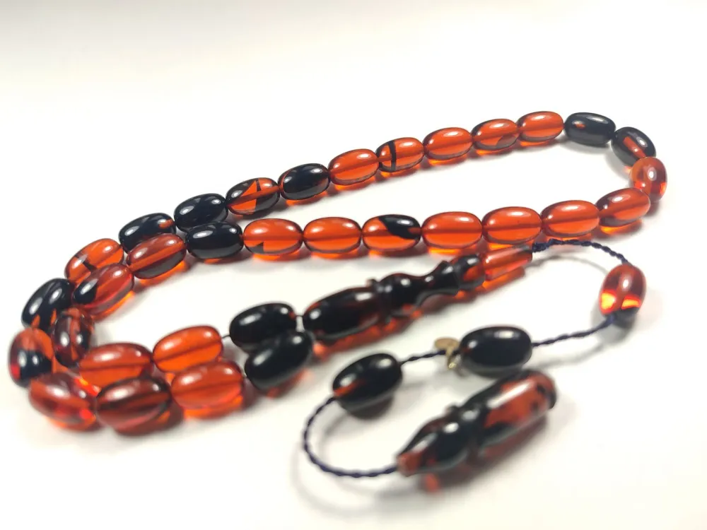 Erkan Çubukçu Usta İşi̇ İmzalı Mühürlü Sıkma Kehri̇bar