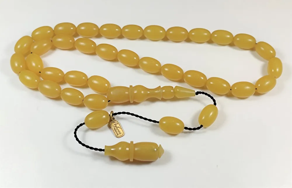 Ayhan Turan Usta İşi̇ İmzalı Mühürlü Sıkma Kehri̇bar