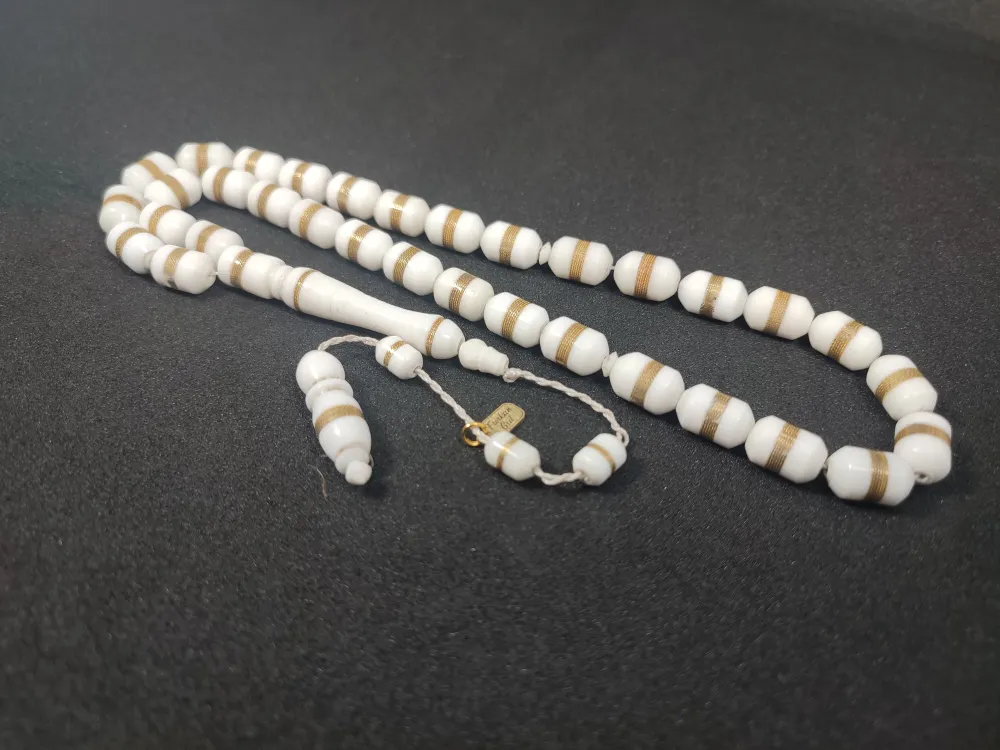 Furkan Gül Usta Eseri̇ Gümüş Sarmal  Naturel Deve Kemi̇ği̇ küçük resim 2