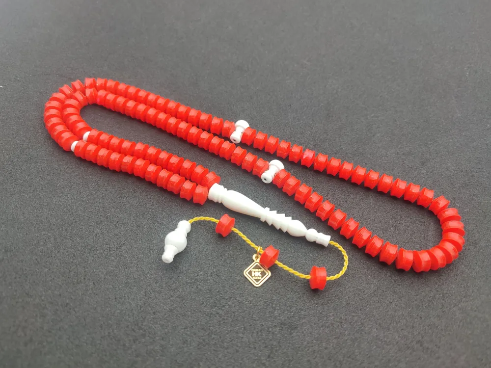 Hakan Kaya Usta Eseri̇ Deve Kemi̇ği̇ Kombi̇nli̇ Fransız Galali̇t Namaz Tesbi̇hi̇