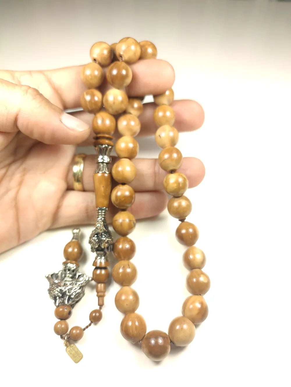 Başka Yerde Yok!!!Mustafa Uysal Usta Eseri̇ Gümüş Nakkaş İri̇ Boy Kuka küçük resim 5