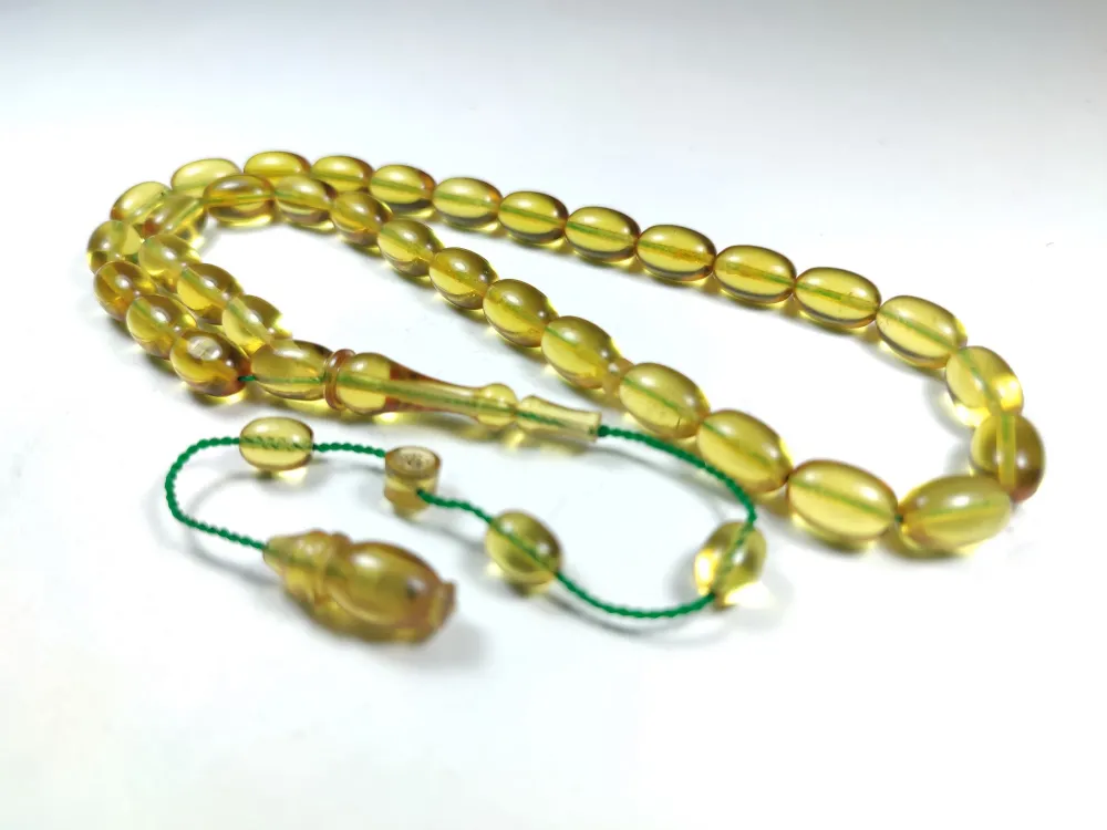 Hi̇kmet El Sai̇d Usta İşi̇ İmzalı Mühürlü 0.6 Şeffaf Deli̇m  Alman Zar küçük resim 3