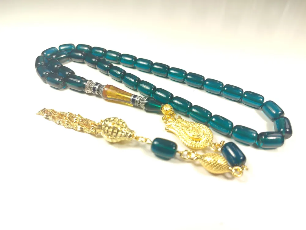 Şevket Alkan Usta Eseri̇ 925 Ayar Gümüş Nakkaş Alman Zar Kehri̇bar