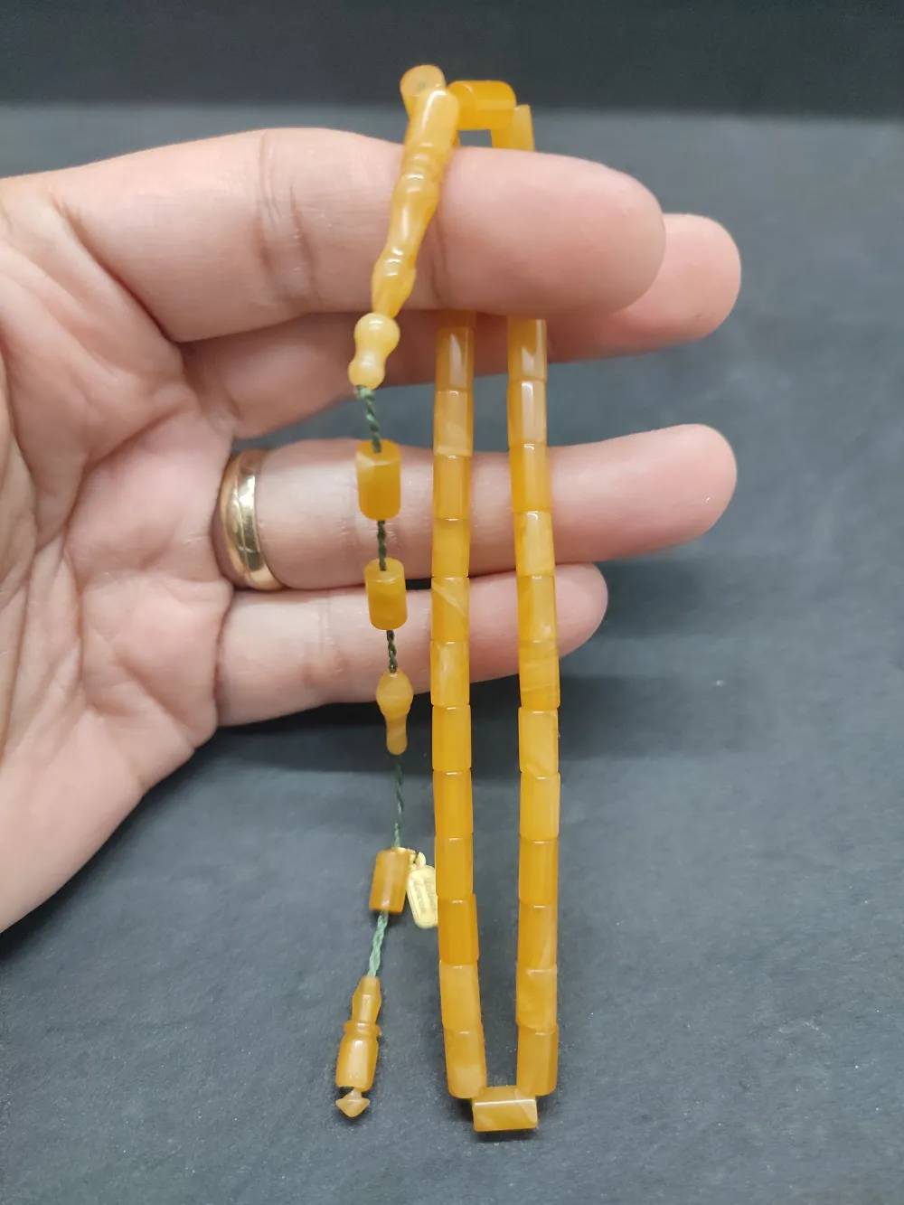 Mehmet Mercan Usta Eseri̇ Bi̇lek Boy Ok Gi̇bi̇ Kesme Sıkma Kehri̇bar küçük resim 4