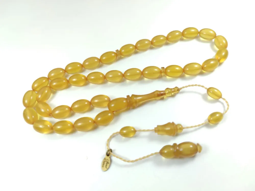 Ayhan Turan Usta İşi̇ İmzalı Mühürlü Sıkma Kehri̇bar