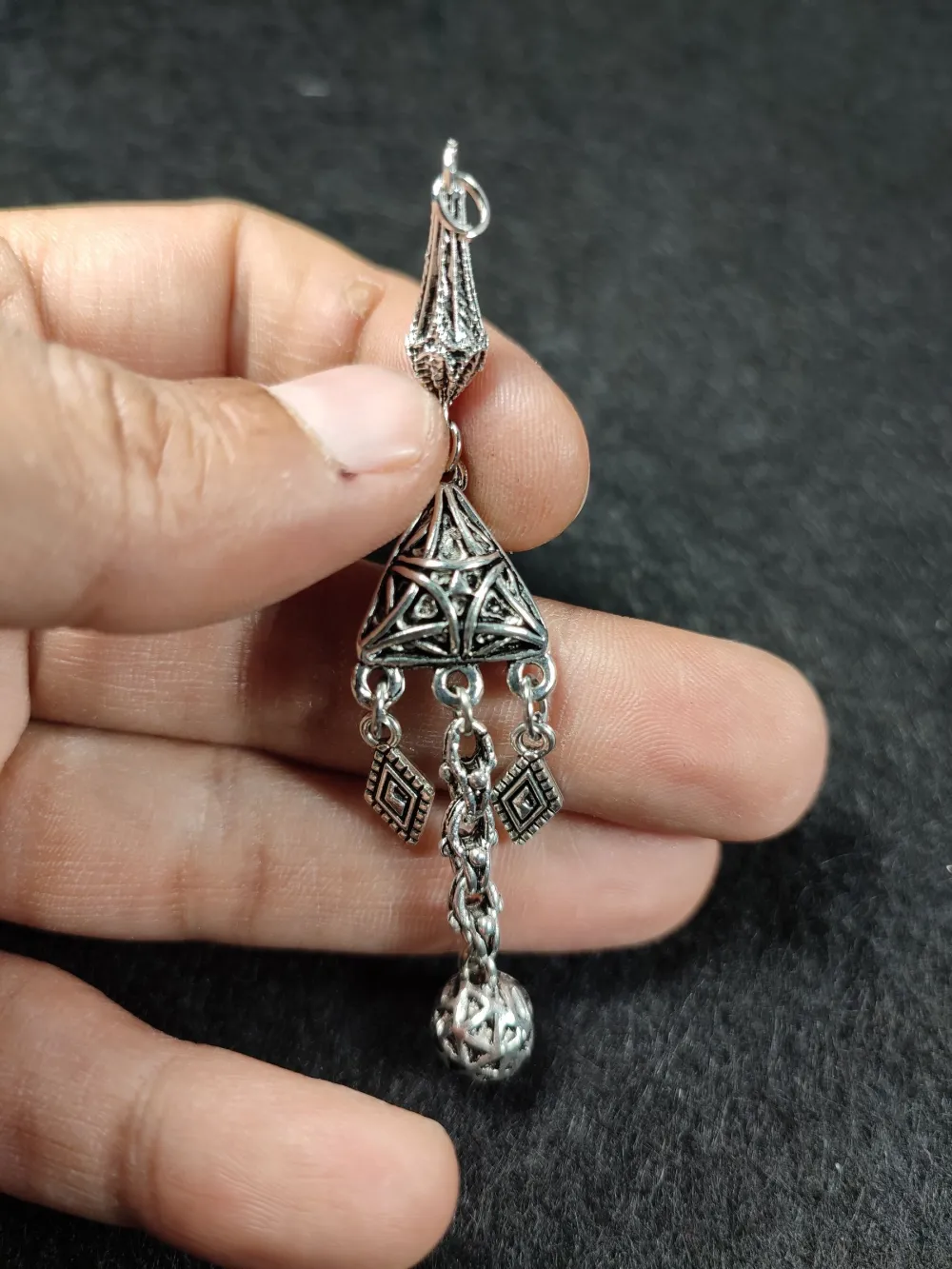 Alman Gümüş Tesbi̇h Püskülü küçük resim 2